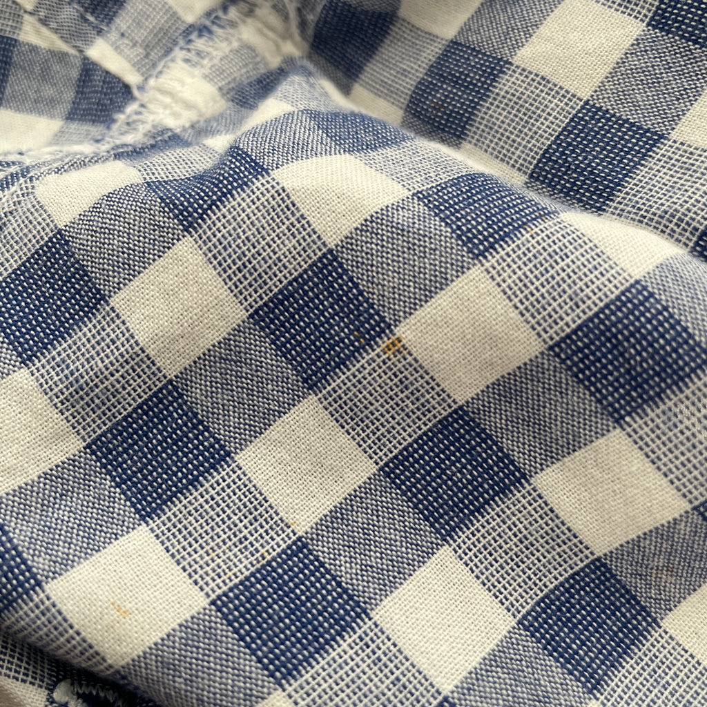 H&M Blue & White Checked Short Sleeves Shirt | Gently Used |