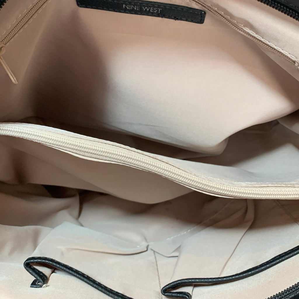 Nine West Greige & Black Shoulder Bag | Brand New |