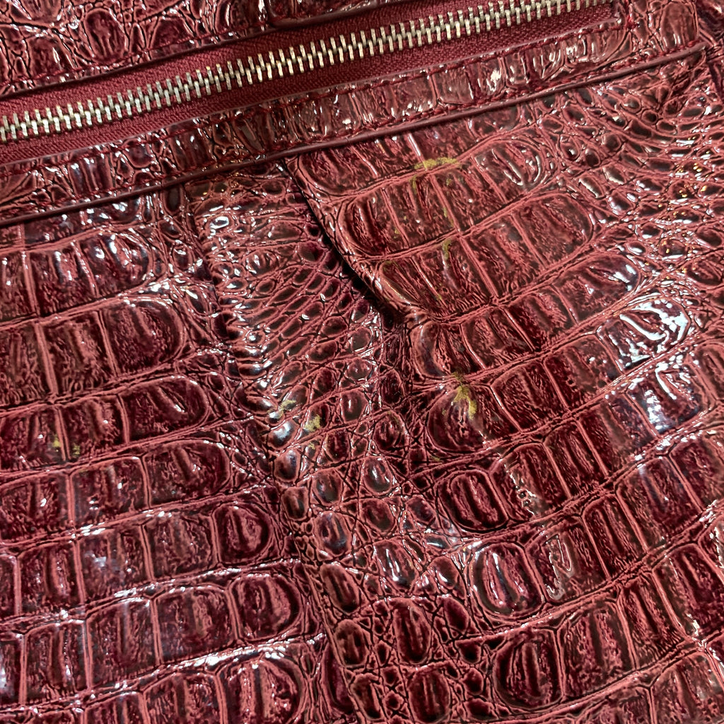 Nine West Maroon Textured Shoulder Bag | Pre Loved |