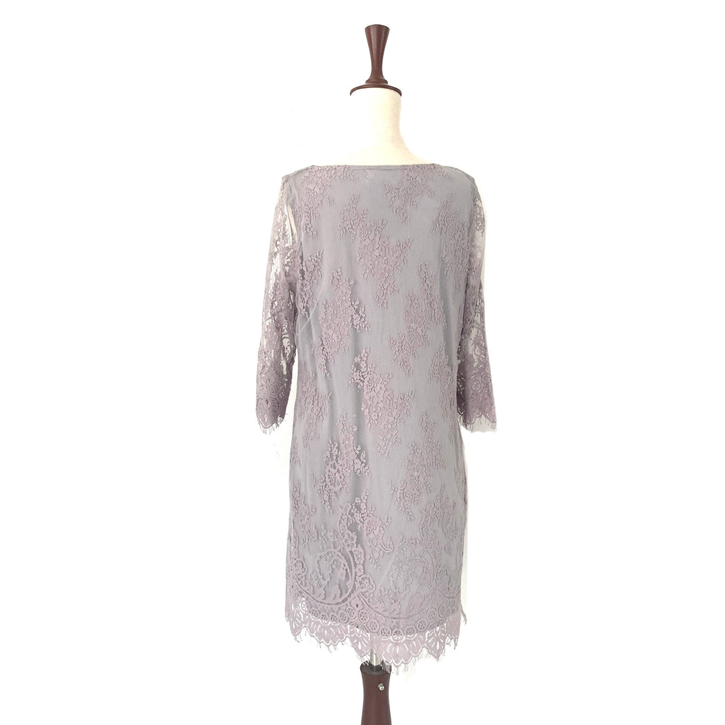 Wallis Grey Lace Dress | Brand New |