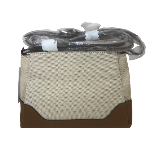 Nine West Beige & Tan 'Townes Mini' Crossbody Bag | Brand New |