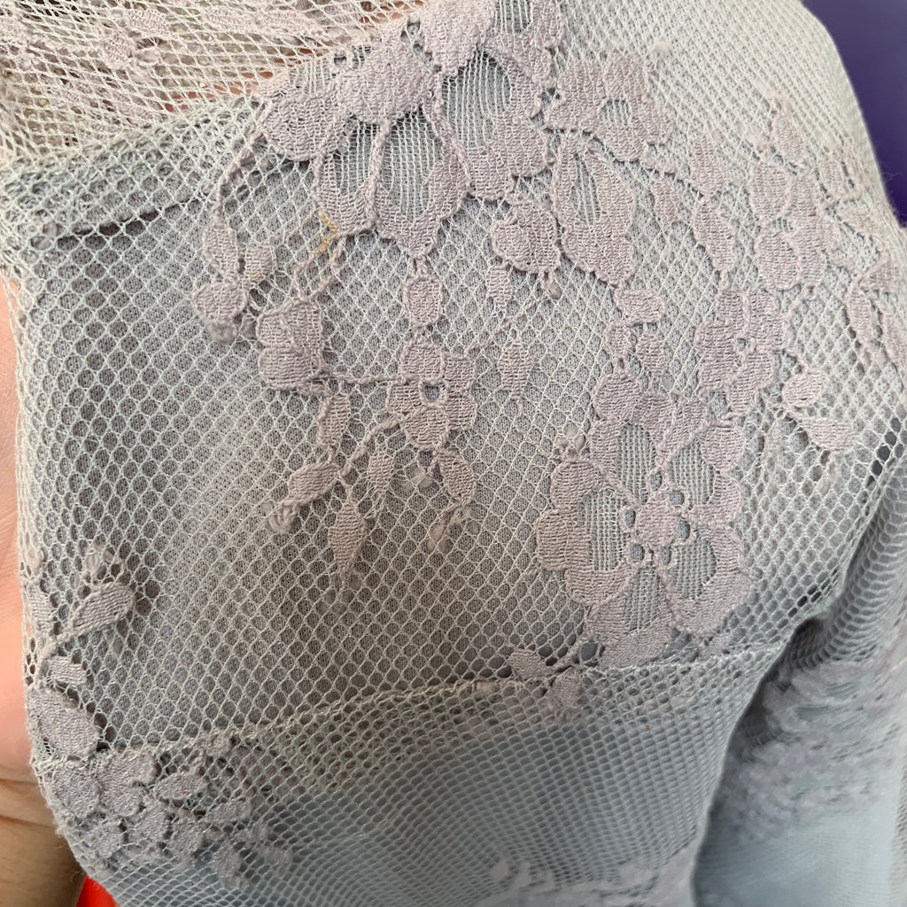 Wallis Grey Lace Dress | Brand New |