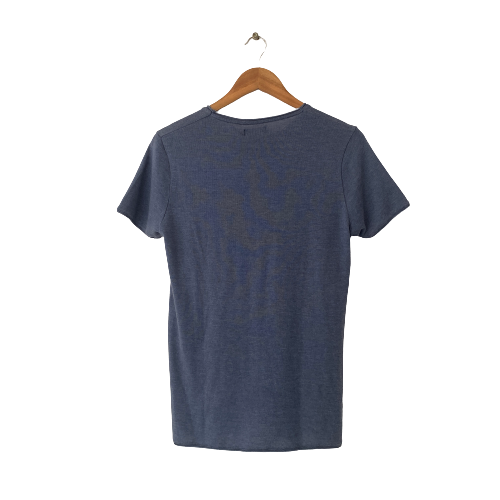 ZARA Men's Blue Knit T-Shirt | Brand New |