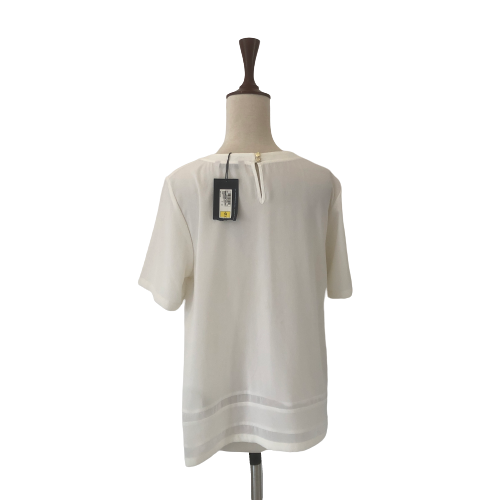 Marks & Spencer White Short-sleeved Top | Brand New |