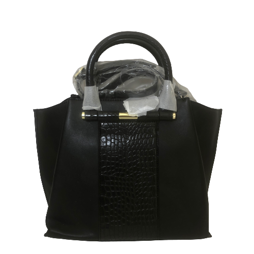 Nine West Black 'Divide and Conquer' Satchel | Brand New |