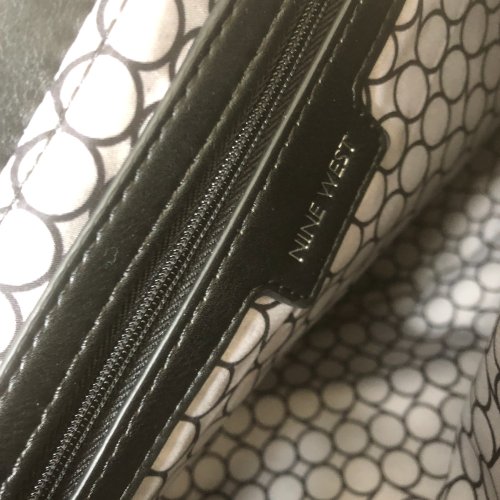 Nine West Black 'Divide and Conquer' Satchel | Brand New |