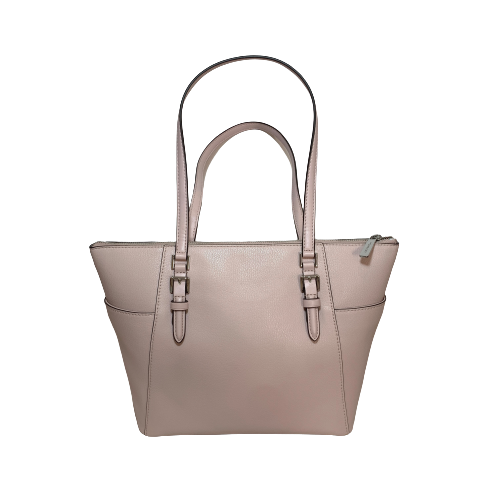 Michael Kors 'Charlotte' Powder Blush Leather Zip Tote | Brand New |