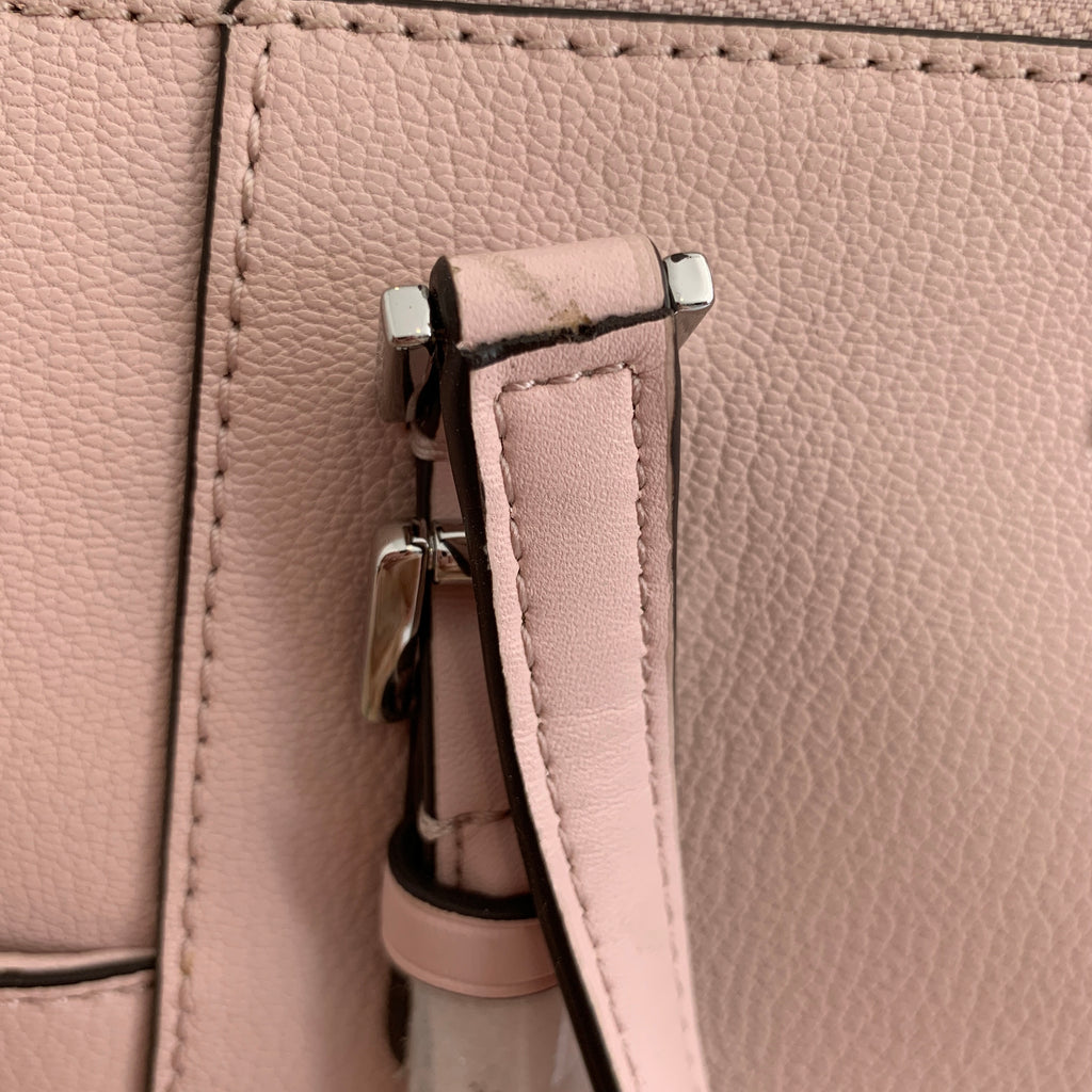Michael Kors 'Charlotte' Powder Blush Leather Zip Tote | Brand New |