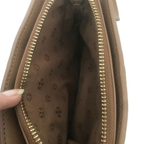 Tory Burch Tan Leather 'Ivy' Small Crossbody Bag | Pre Loved |