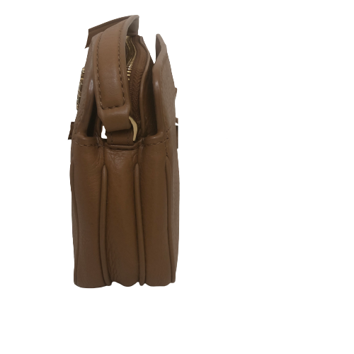 Tory Burch Tan Leather 'Ivy' Small Crossbody Bag | Pre Loved |