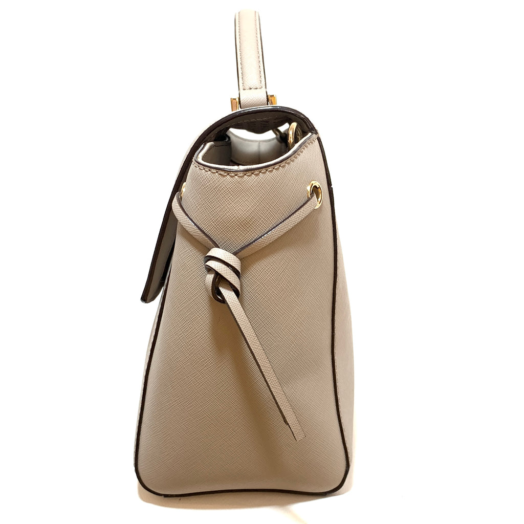 Kate Spade Grey Leather Satchel | Gently Used |