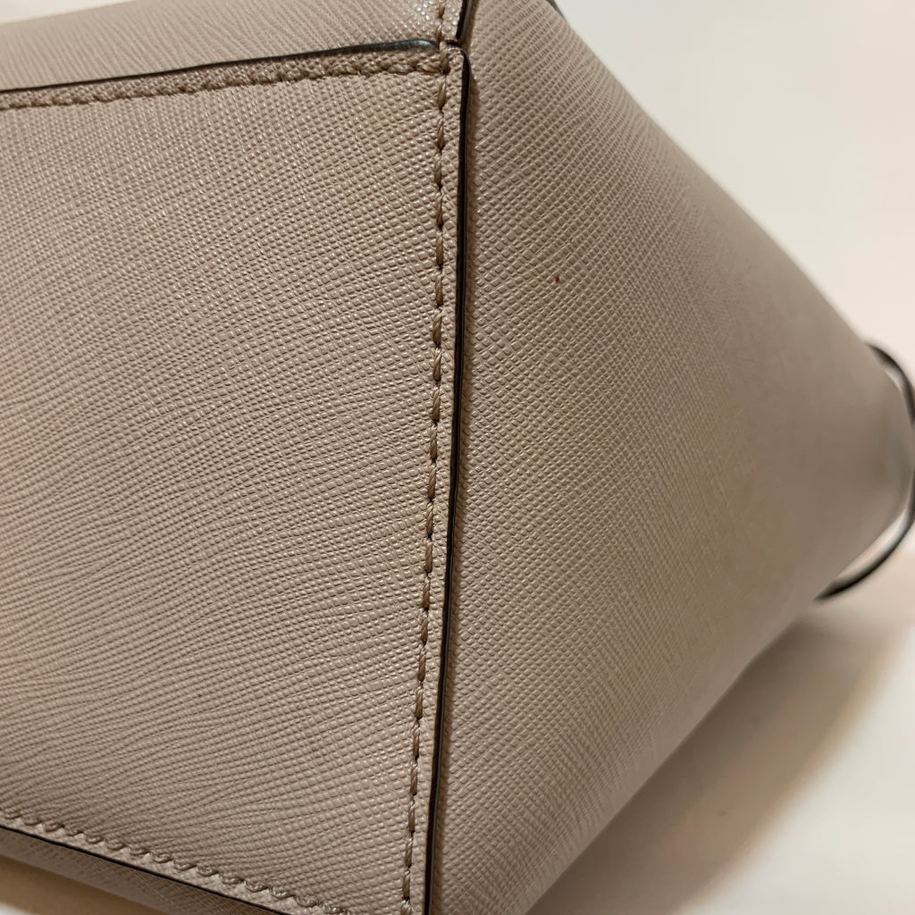 Kate Spade Grey Leather Satchel | Gently Used |