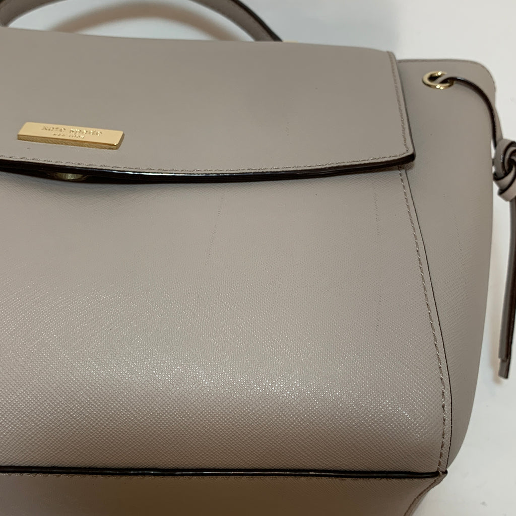 Kate Spade Grey Leather Satchel | Gently Used |