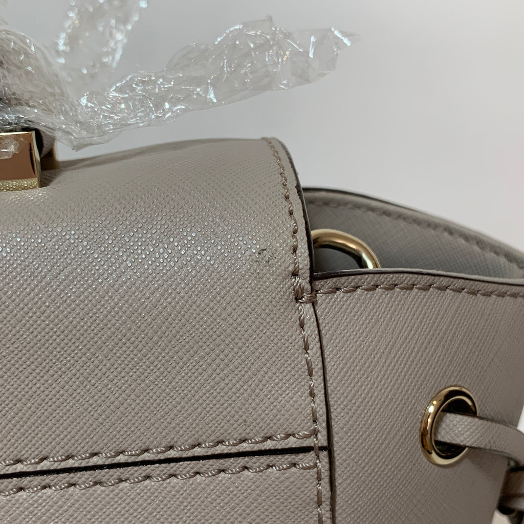 Kate Spade Grey Leather Satchel | Gently Used |