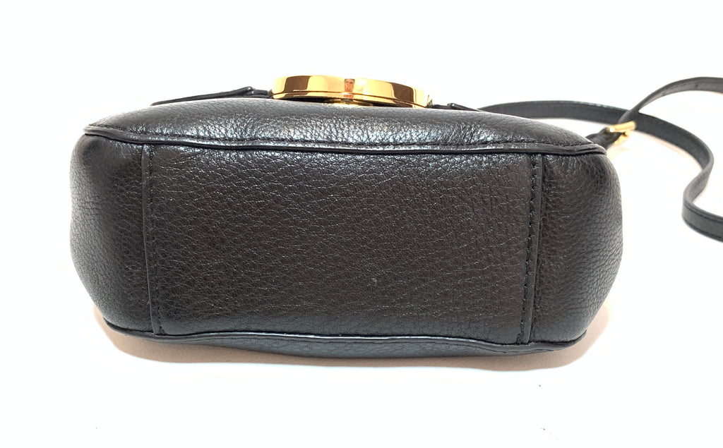 Michael Kors Black Pebbled Leather Mini Cross Body Bag | Pre Loved |