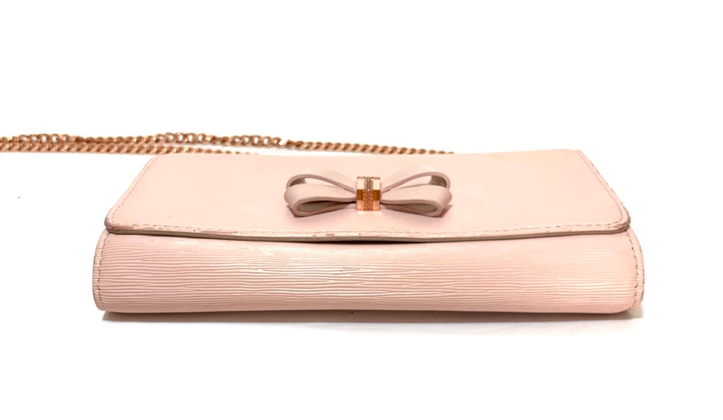 Ted Baker Light Pink Leather Cross Body Bag | Pre Loved |