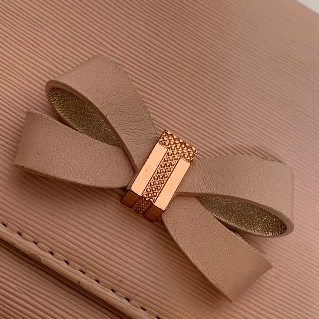 Ted Baker Light Pink Leather Cross Body Bag | Pre Loved |