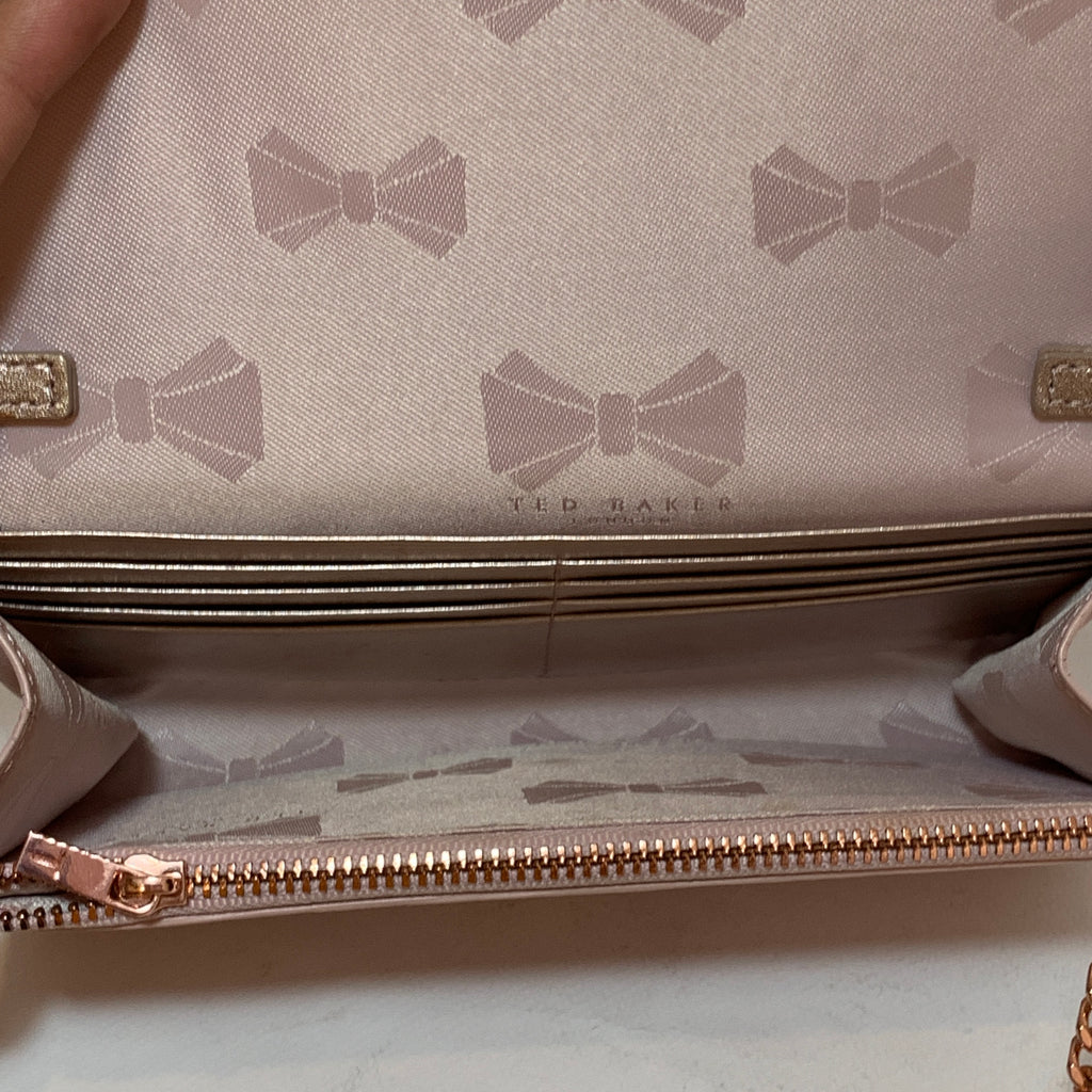 Ted Baker Light Pink Leather Cross Body Bag | Pre Loved |