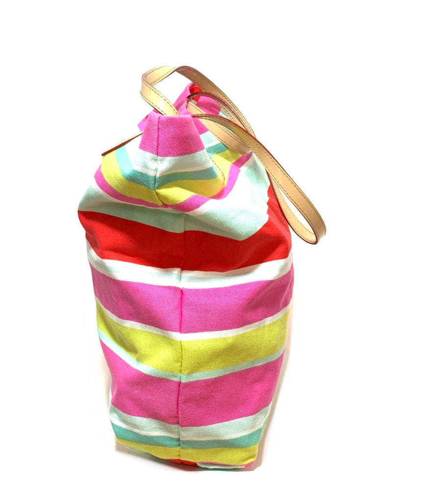 Kate Spade Striped Bon Cotton Tote | Gently Used |