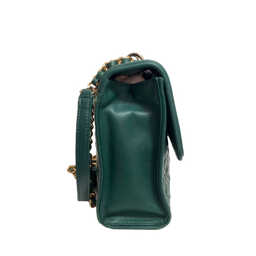 Tory Burch Green 'Fleming' Small Shoulder Bag | Pre Loved |