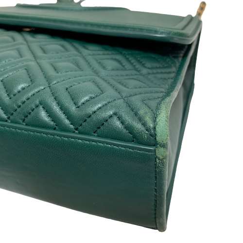 Tory Burch Green 'Fleming' Small Shoulder Bag | Pre Loved |