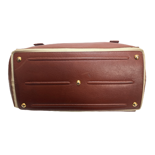 Saint Laurent Tan Leather Vintage Tote | Pre Loved |