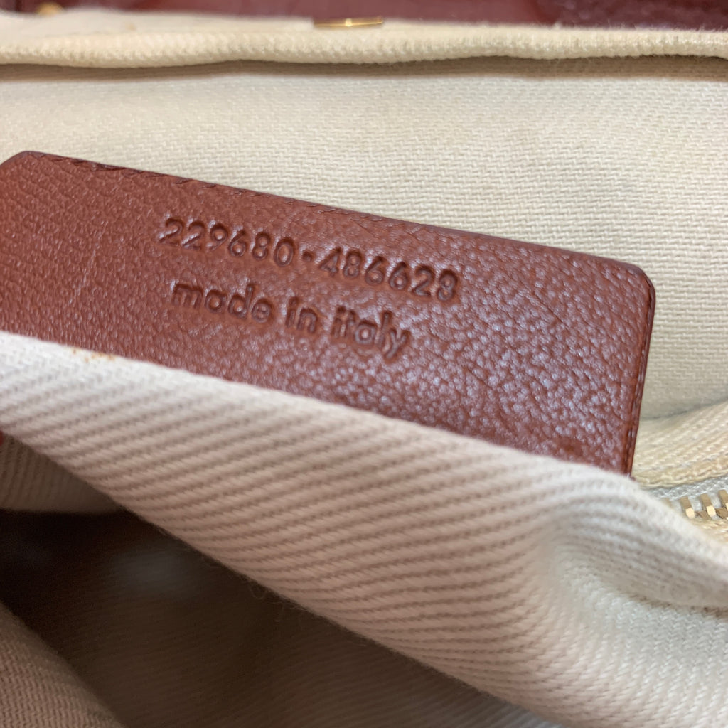 Saint Laurent Tan Leather Vintage Tote | Pre Loved |