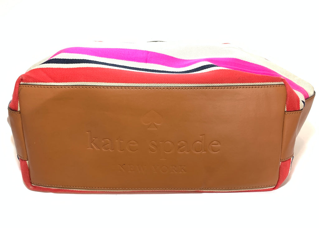 Kate Spade Oak Island Striped Tote | Pre Loved |