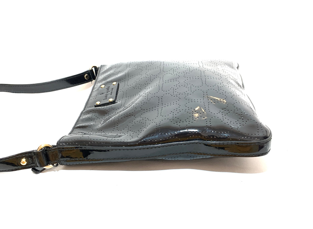 Kate Spade Black Patent Leather 'Darby' Cross Body Bag | Gently Used |