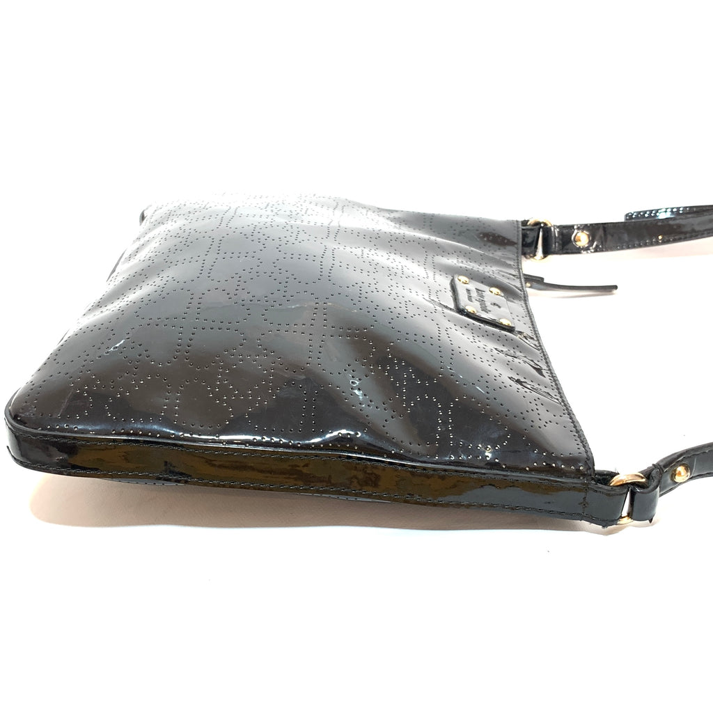 Kate Spade Black Patent Leather 'Darby' Cross Body Bag | Gently Used |