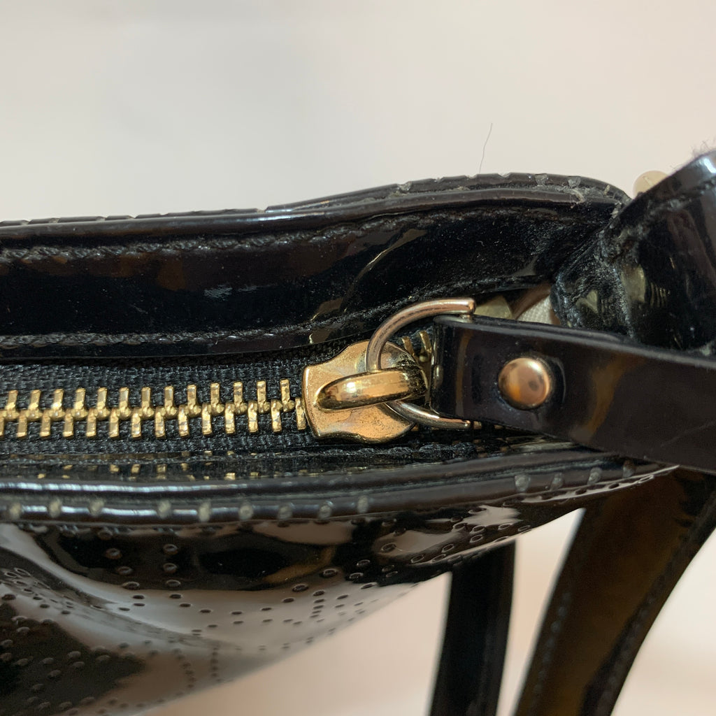 Kate Spade Black Patent Leather 'Darby' Cross Body Bag | Gently Used |