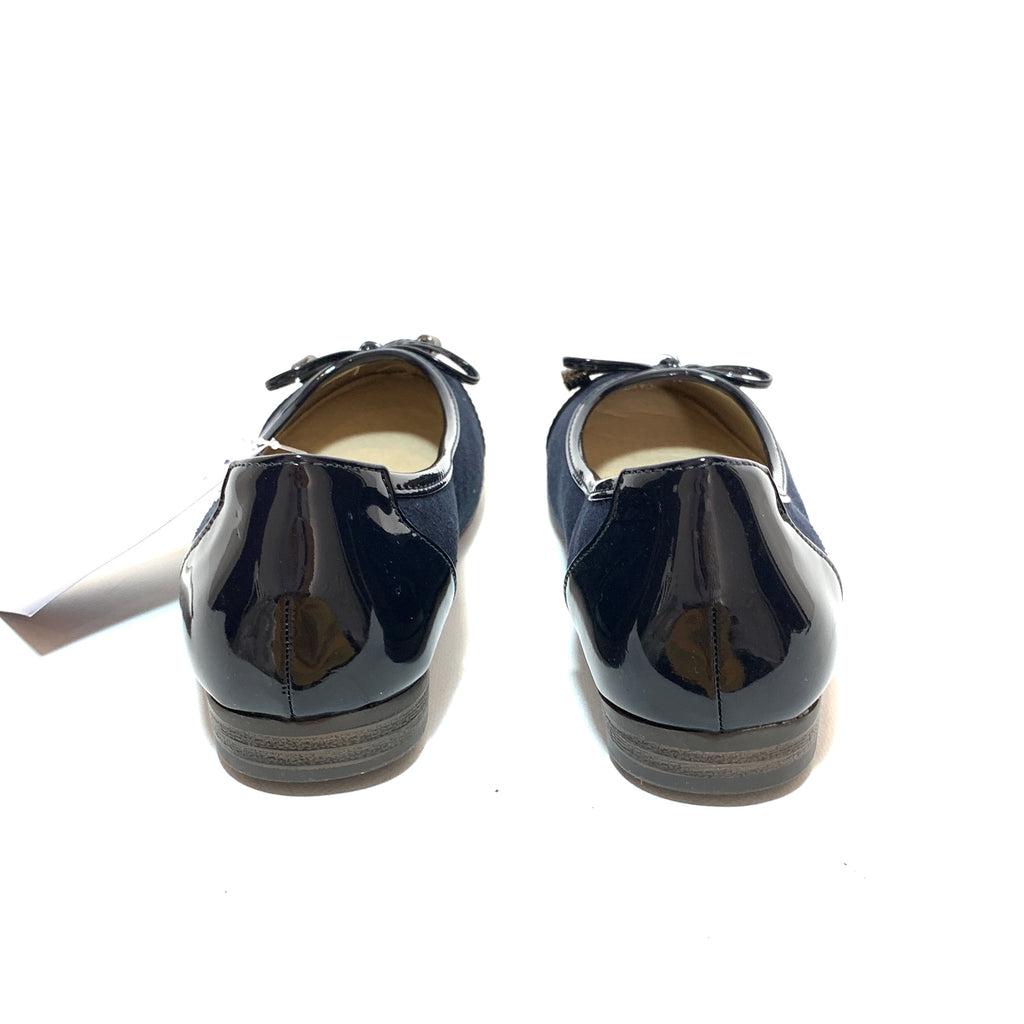 Lunar Navy & Black Ballet Flats | Brand New |