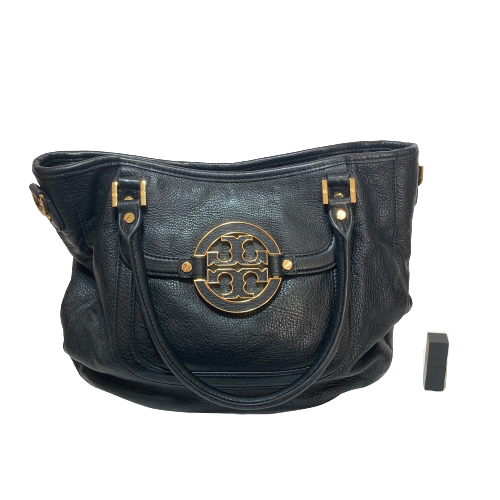 Tory Burch Black Leather 'Amanda' Shoulder Bag | Pre Loved |