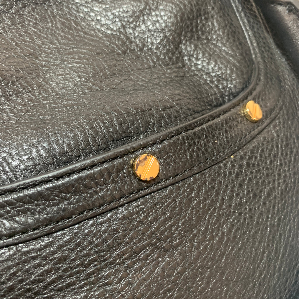 Tory Burch Black Leather 'Amanda' Shoulder Bag | Pre Loved |