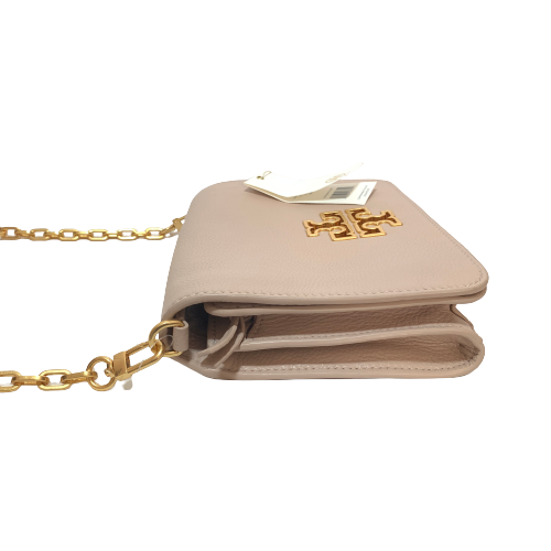 Tory Burch Light Oak 'Britten Combo' Leather Crossbody Bag | Like New |