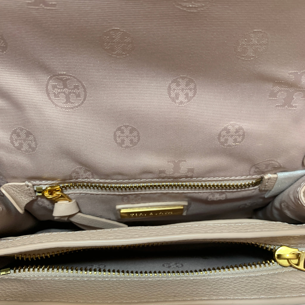 Tory Burch Light Oak 'Britten Combo' Leather Crossbody Bag | Like New |