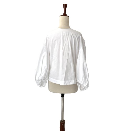 Mango White Shirt with Silver Eyelets | Brand New |