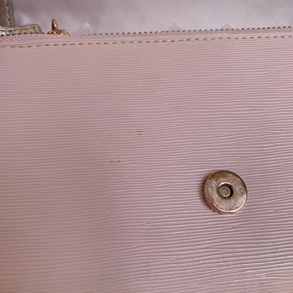 Ted Baker Light Pink Leather Cross Body Bag | Pre Loved |