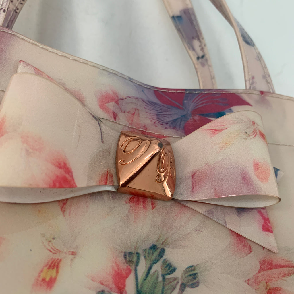 Ted Baker Medium Floral Print Jelly Shopper Bag | Pre Loved |
