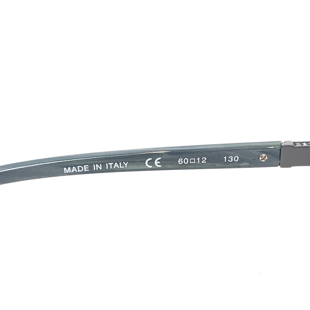 Michael Kors 'Claire' Black Metal Aviator Sunglasses | Like New |