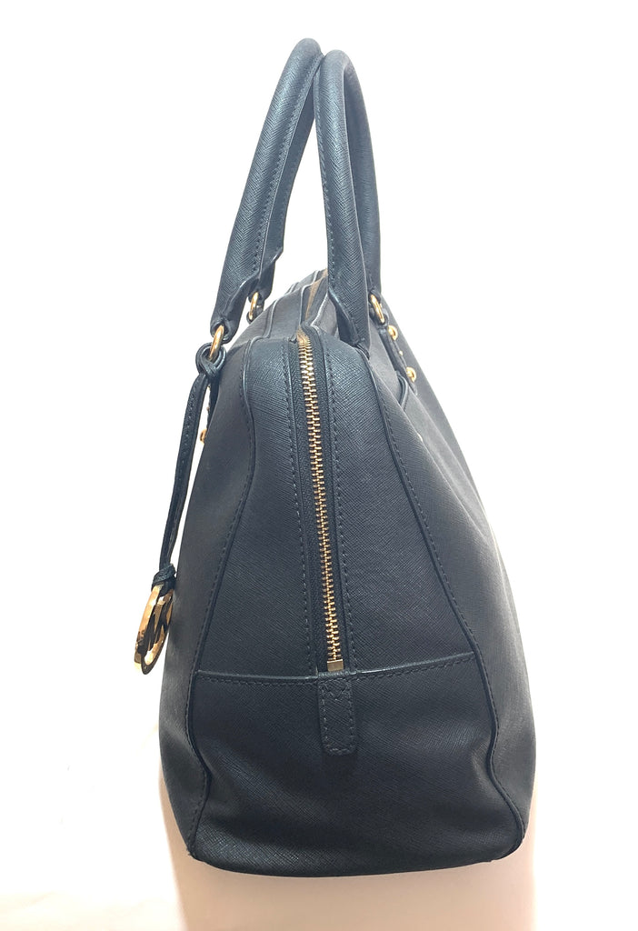 Michael Kors Black Leather Satchel | Pre Loved |