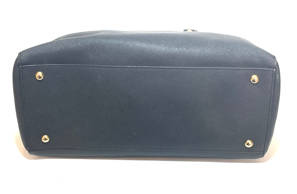 Michael Kors Black Leather Satchel | Pre Loved |