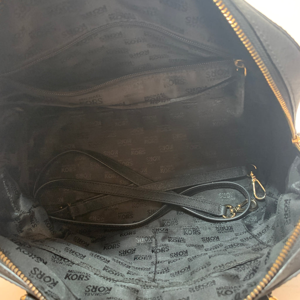 Michael Kors Black Leather Satchel | Pre Loved |