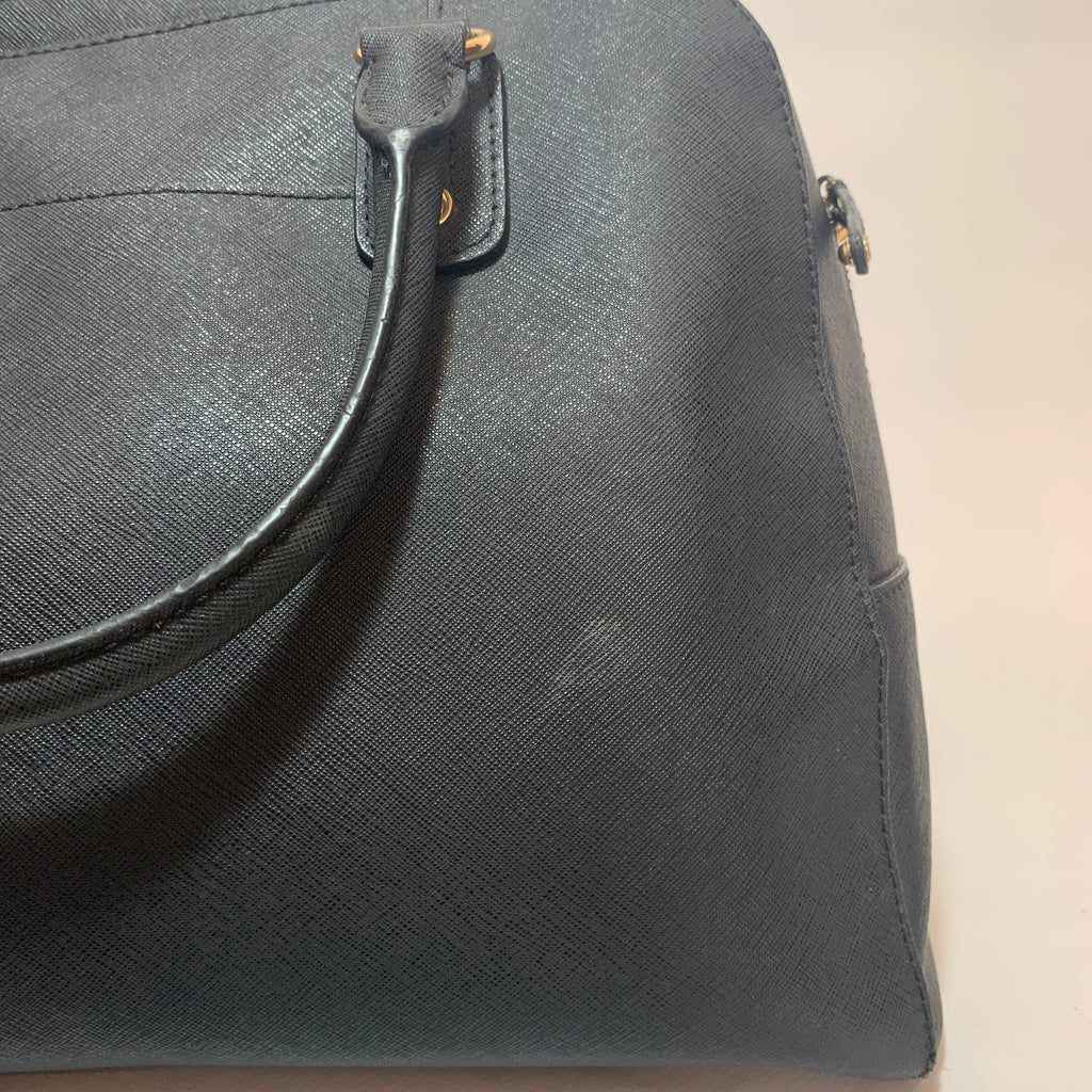 Michael Kors Black Leather Satchel | Pre Loved |