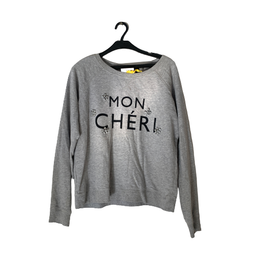 Mango Mon Cheri Grey Sweater