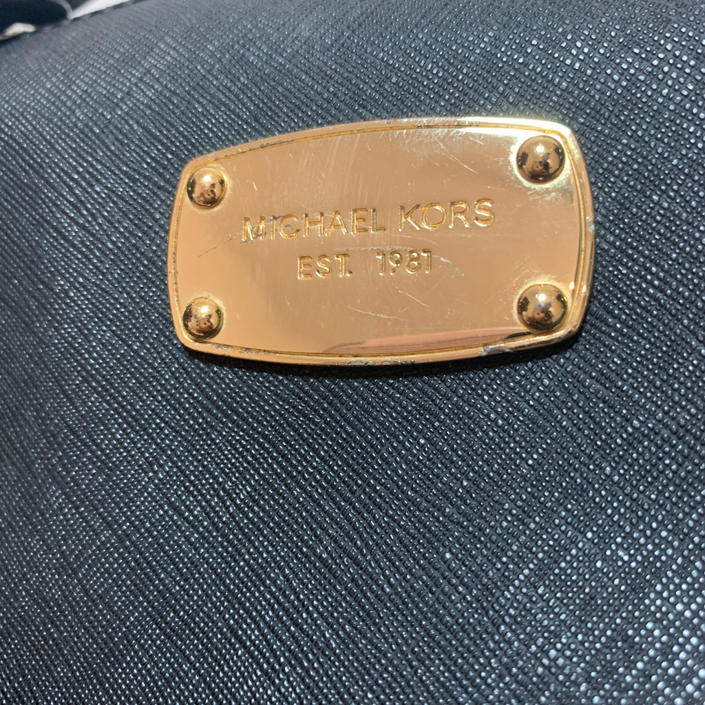 Michael Kors Black Leather Satchel | Pre Loved |