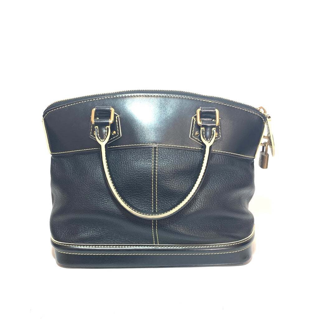 Louis Vuitton Black 'Suhali' Leather Lock It MM Bag | Gently Used |