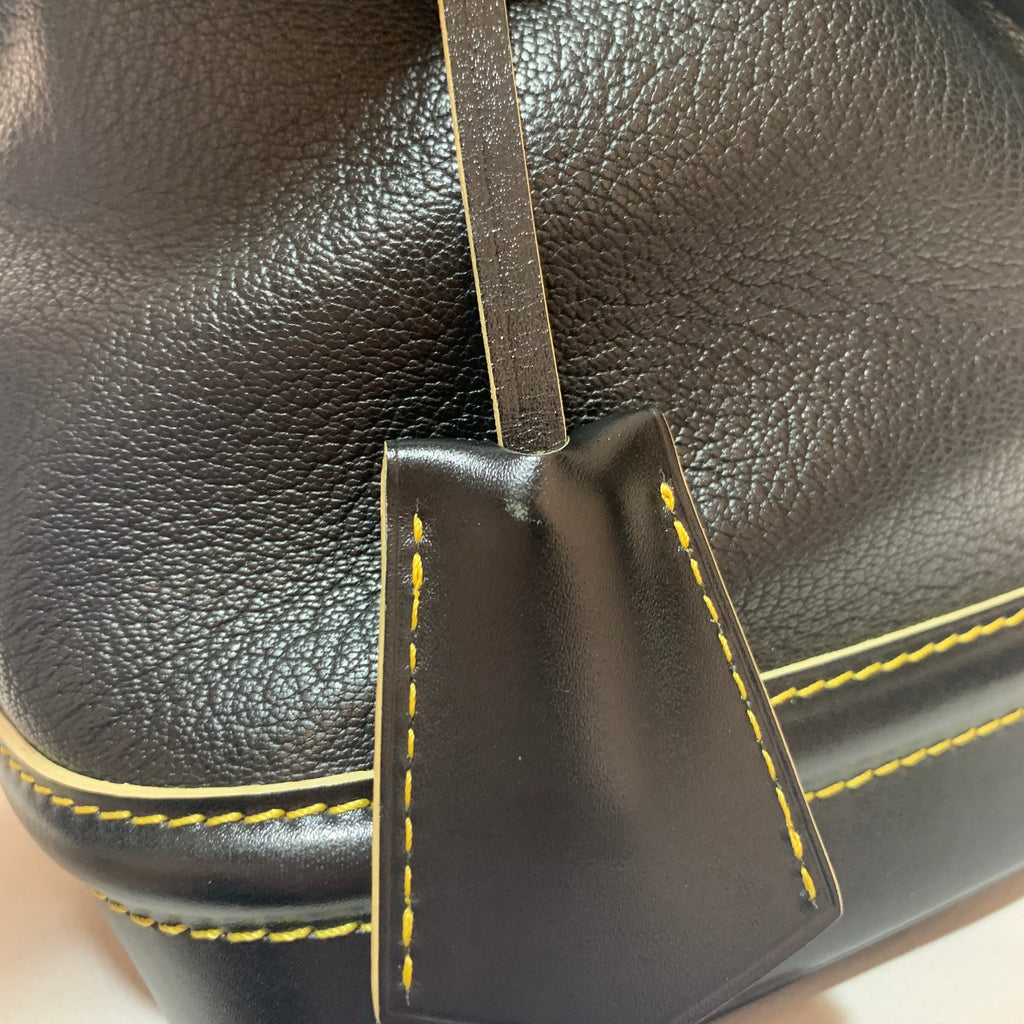 Louis Vuitton Black 'Suhali' Leather Lock It MM Bag | Gently Used |