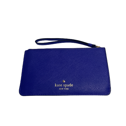 Kate Spade Blue Leather Flat Wallet | Gently Used |