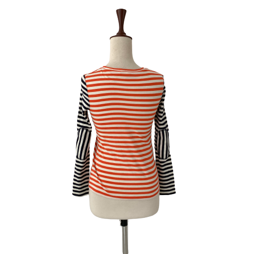 Tory Burch Striped Long Sleeved Tee | Gently Used |